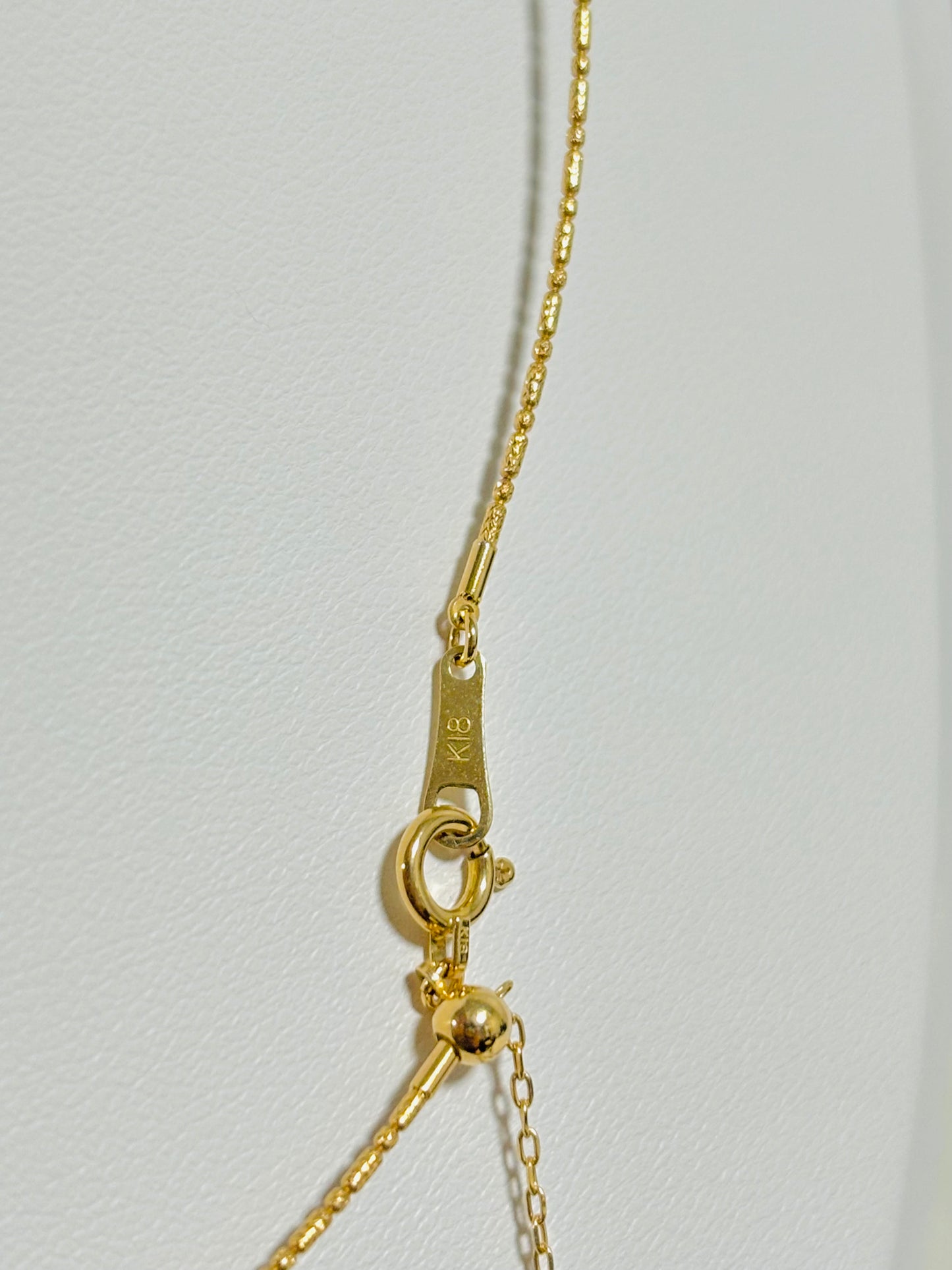 18k Japan Gold Omega necklace