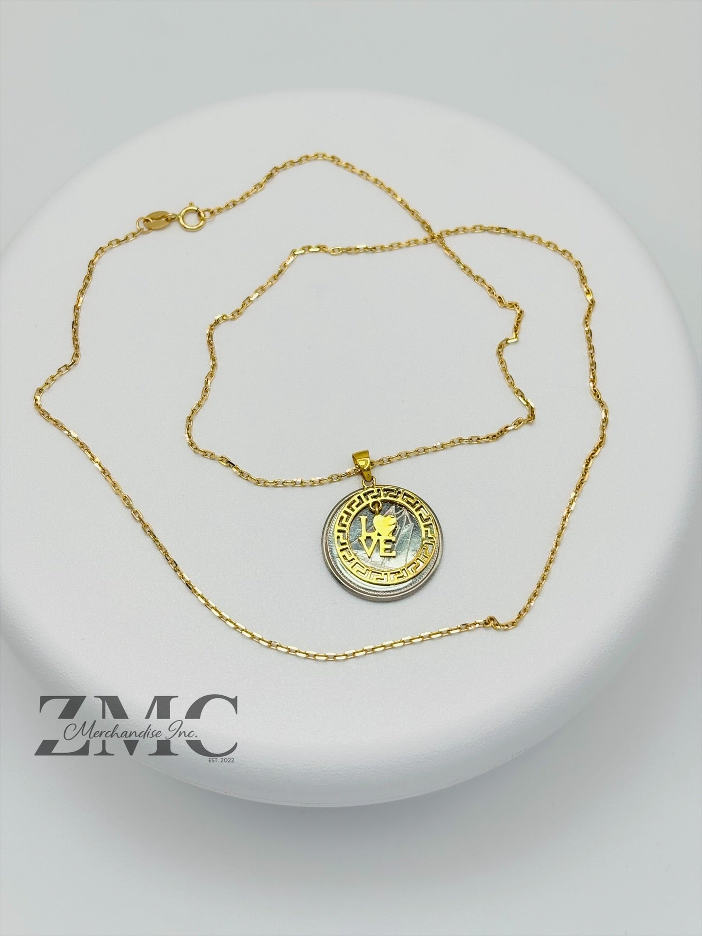 18K Gold Love Necklace