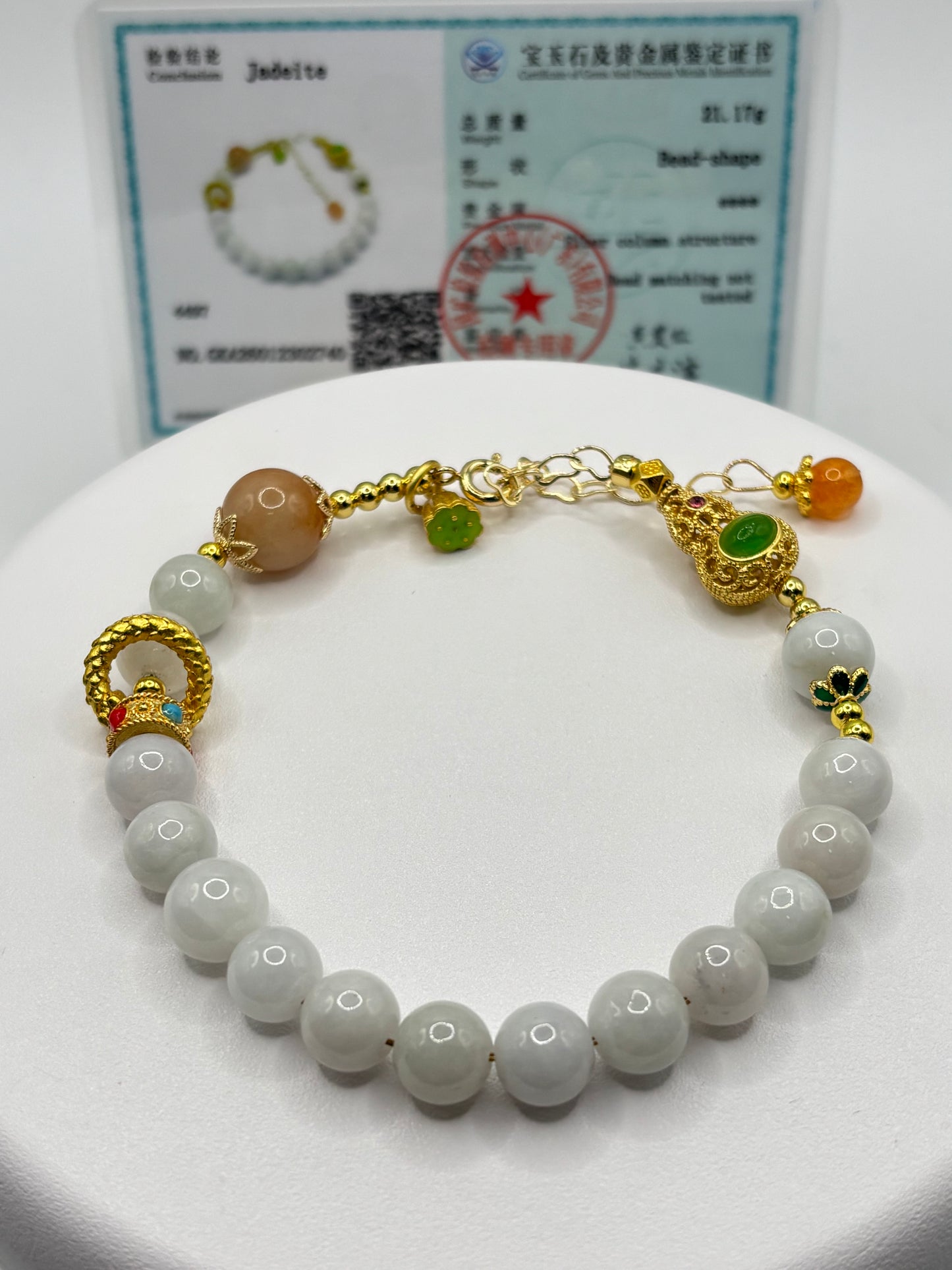 Natural Jade with Certificate