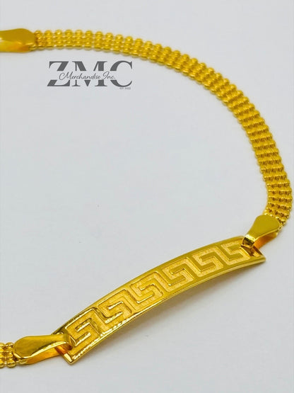 18K Gold F Bracelet