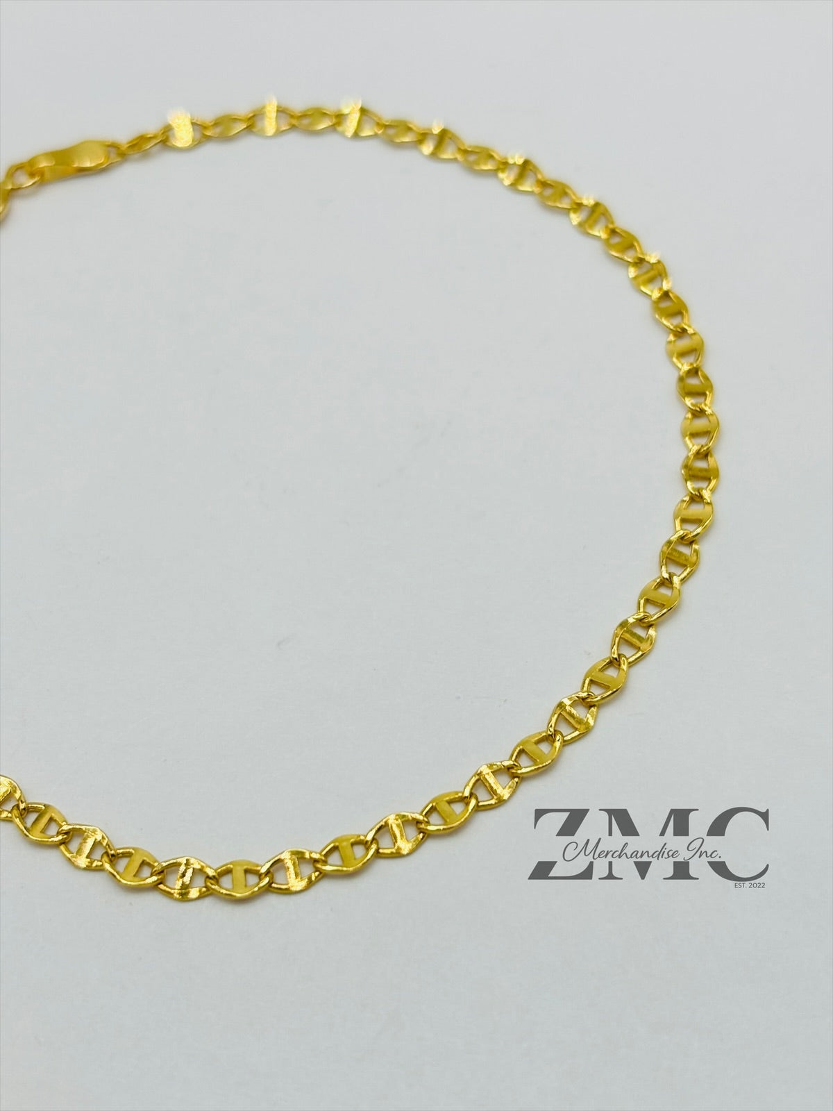 18K Gold Flat G Bracelet