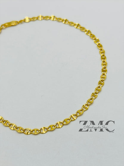 18K Gold Flat G Bracelet