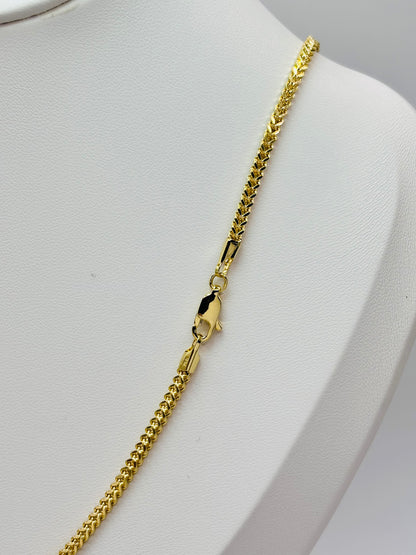 18K Gold Foxtail Men's Chain