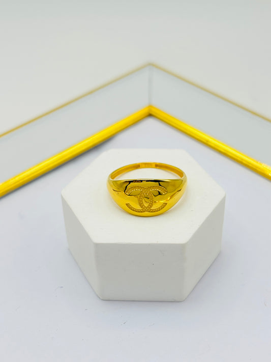 18K Gold Medium Dome Ring