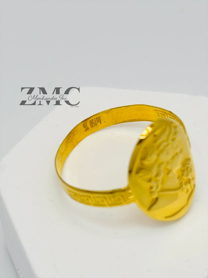 18K Gold Cameo Ring