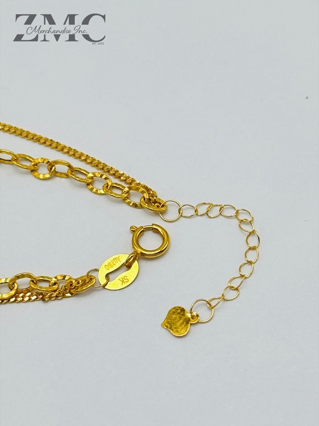 18K Gold Double Bracelet