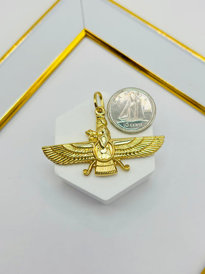 18K Gold Farvahar Pendant