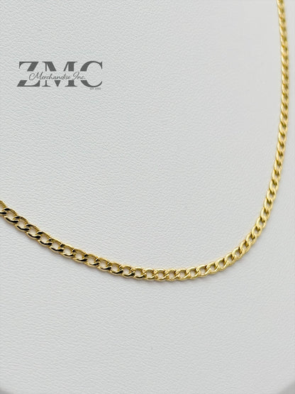 18K Gold Curb Chain