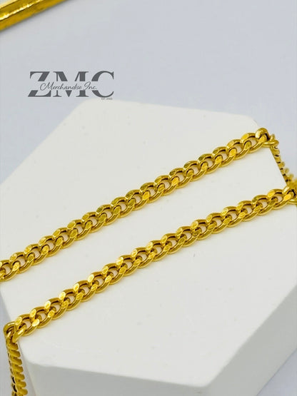 18K Gold Curb Chain