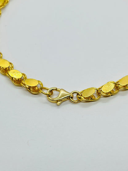 18K Gold Damascus Bracelet 5mm width