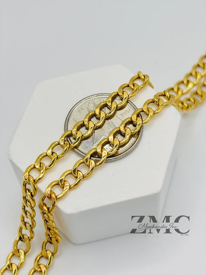 18K Gold Curb Chain