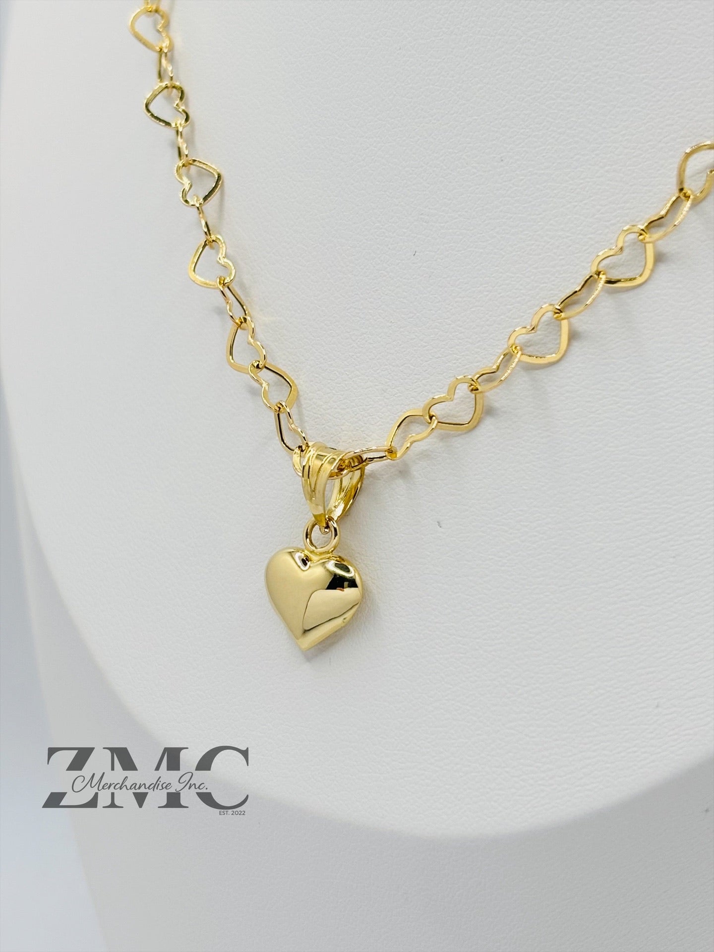 18K Gold Unlimited Heart Necklace