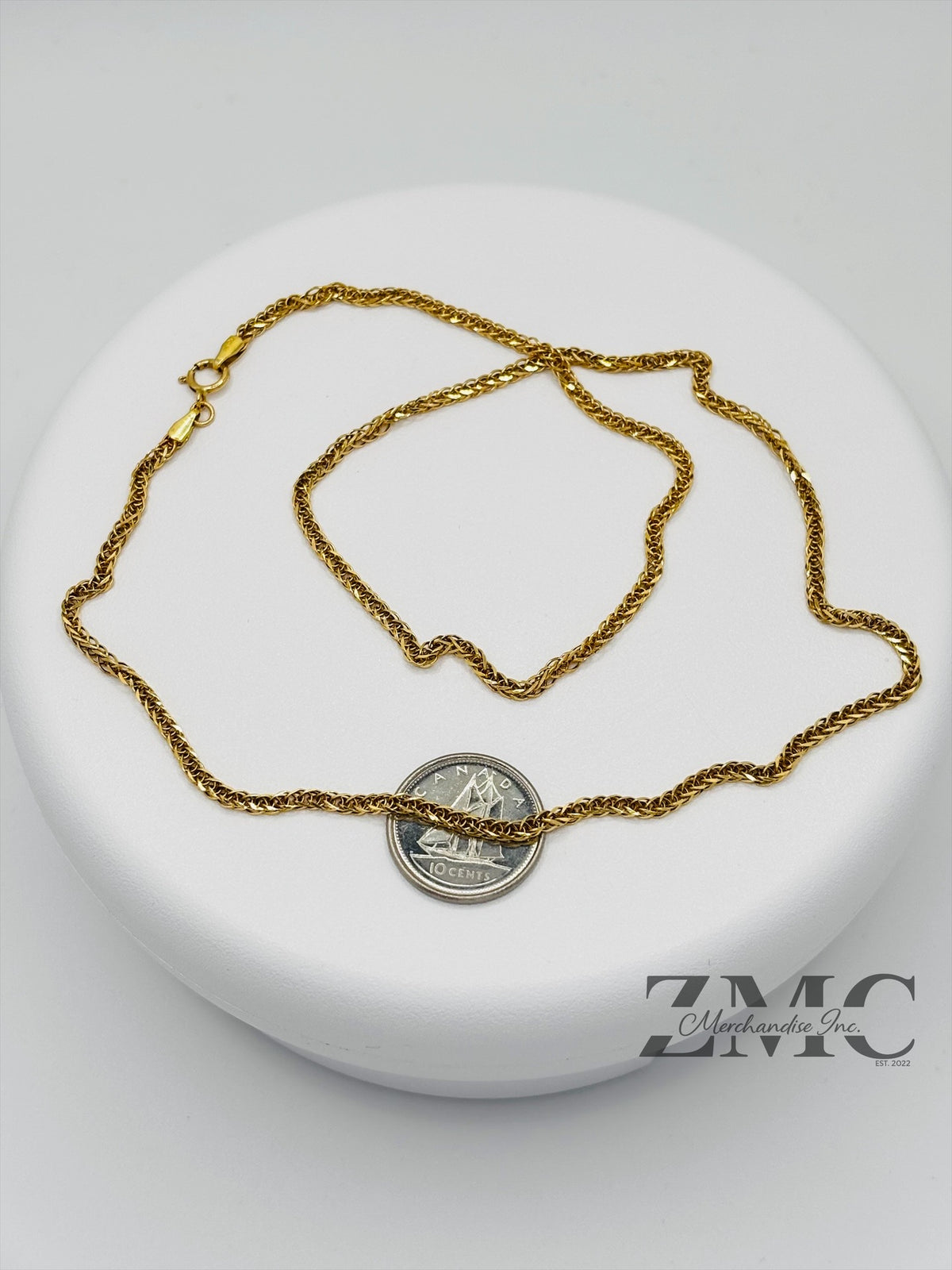 18K Gold Foxtail Chain