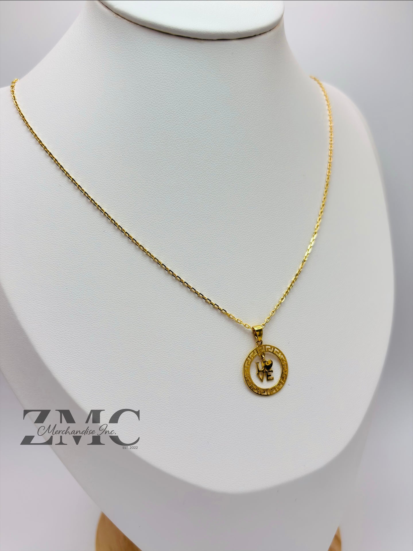 18K Gold Love Necklace
