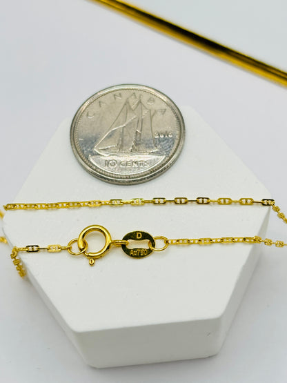 18K Gold G Chain