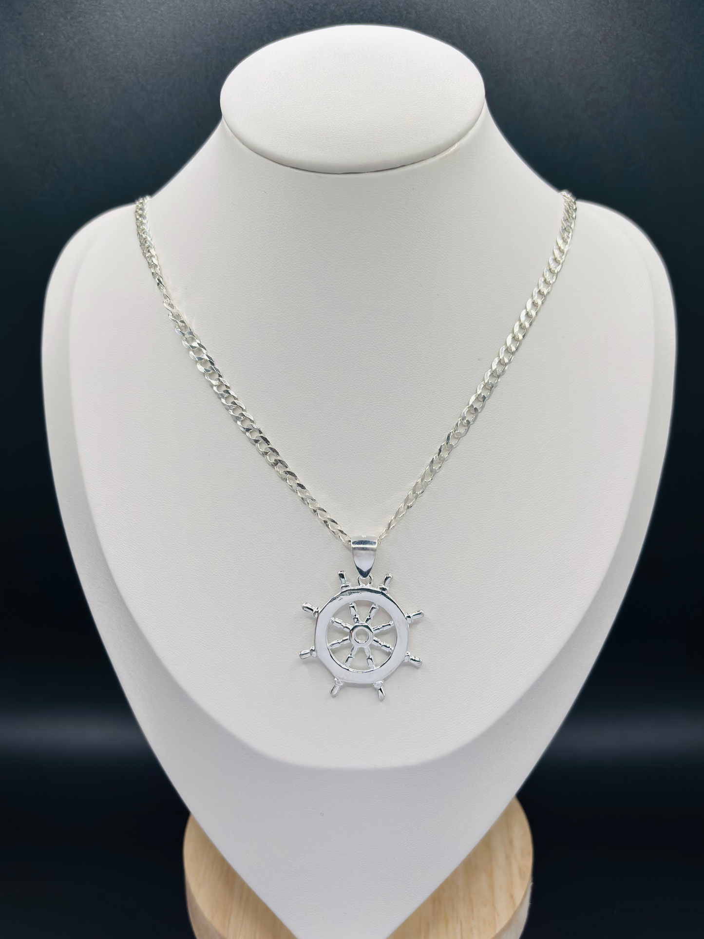 S925 Silver Anchor Necklace