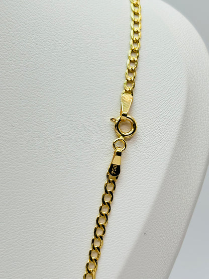 18K Gold Heart Necklace