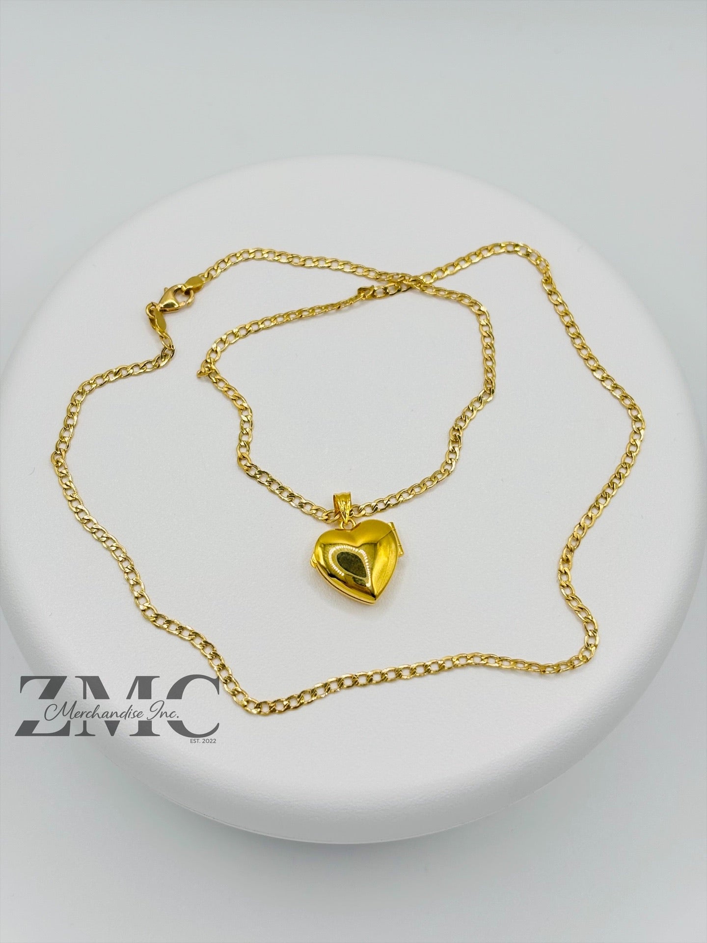 18K Gold Locket Necklace