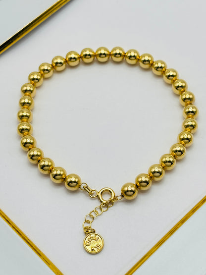 K18 Japan Orbit Bracelet 6mm