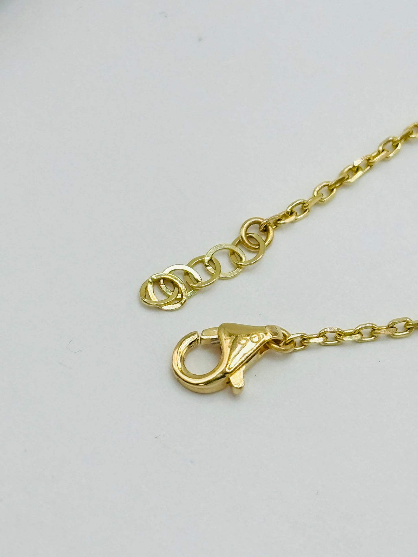 18K Gold V Attached Bracelet