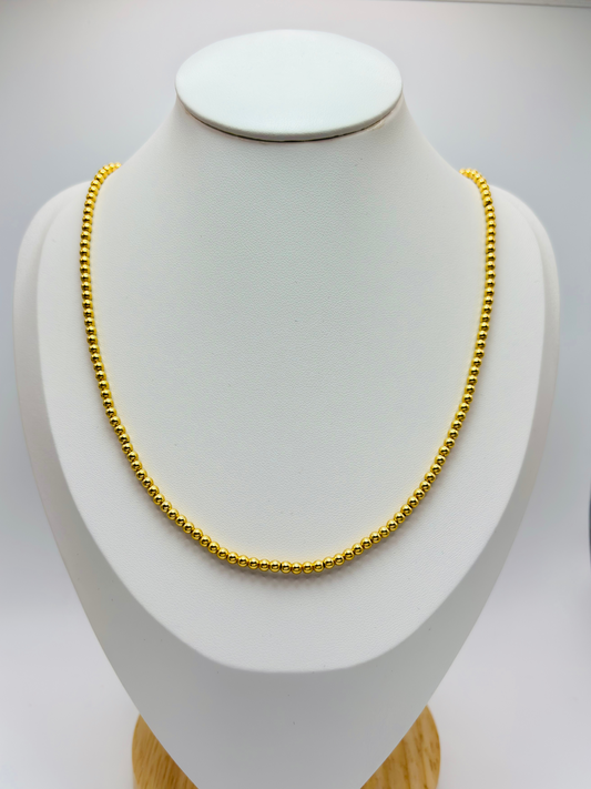 18K Gold Bubble Chain/Necklace
