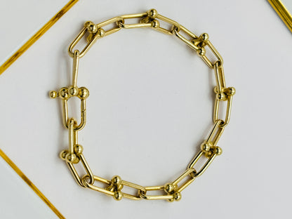 18K Gold Hardware Bracelet
