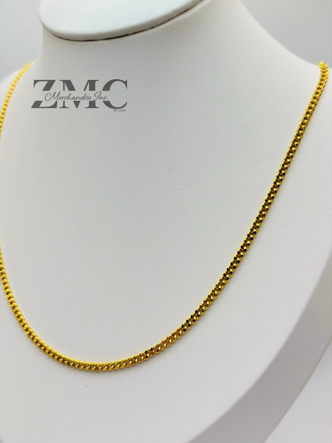18K Gold Curb Chain
