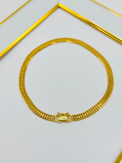 K18 Japan Gold Heartbiz Bracelet