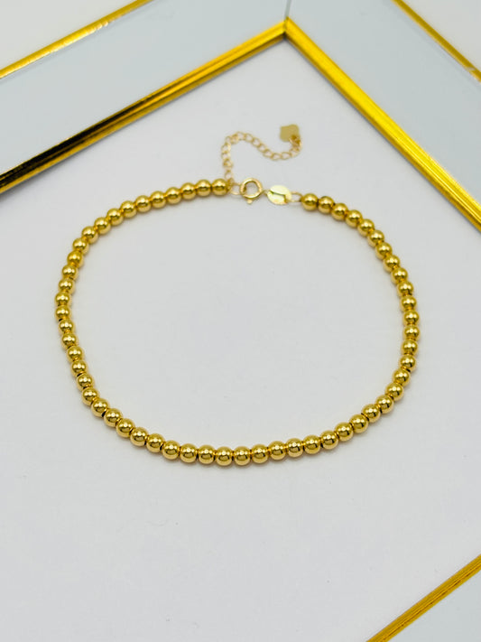 18K Gold Bubble Bracelet