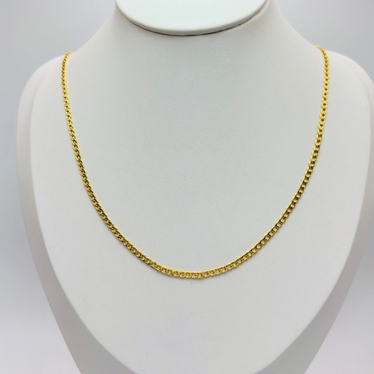 18K Gold Curb Chain