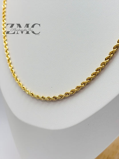 18K Gold Rope Chain