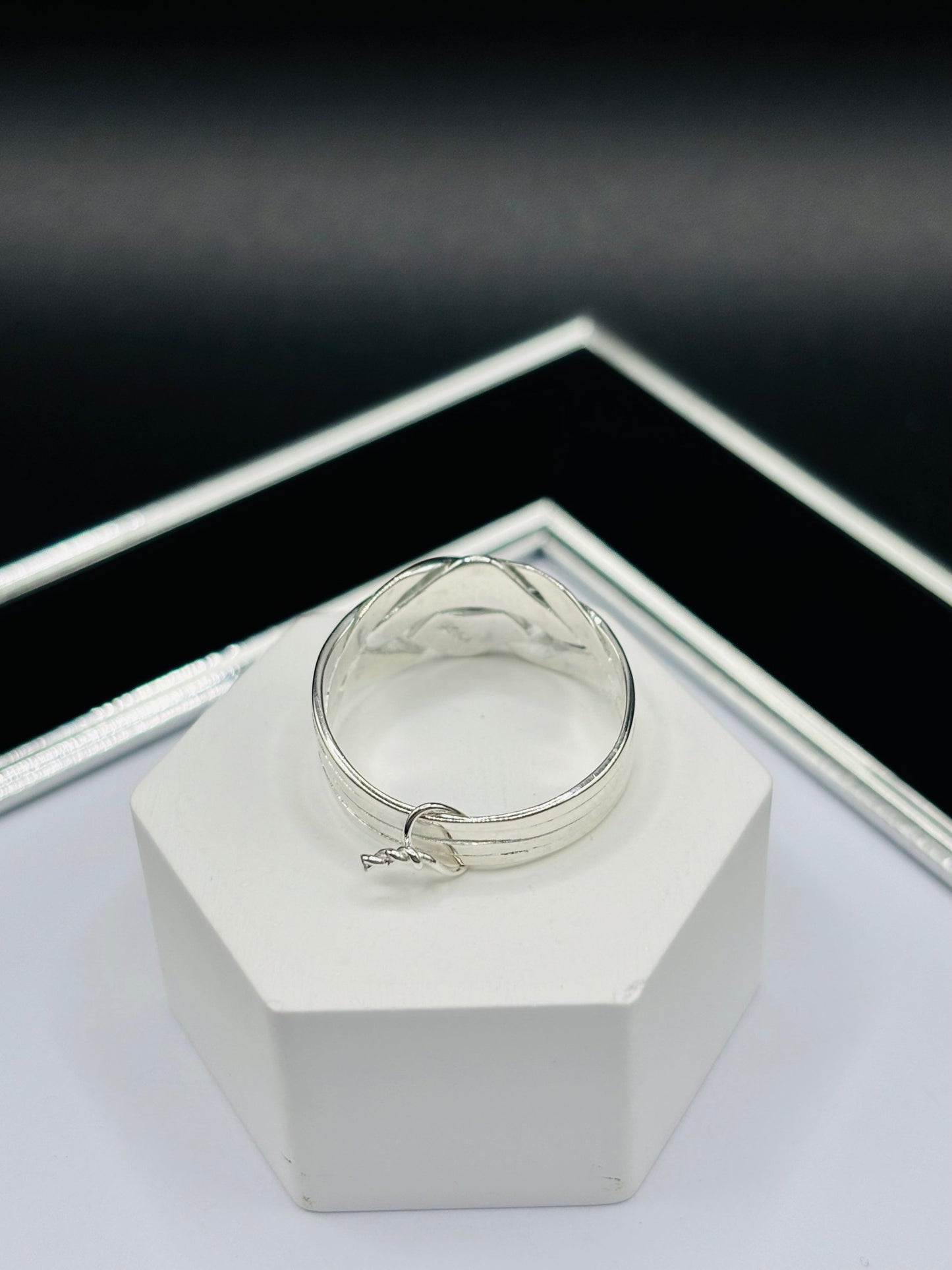 S925 Silver Puzzle 4 Rings