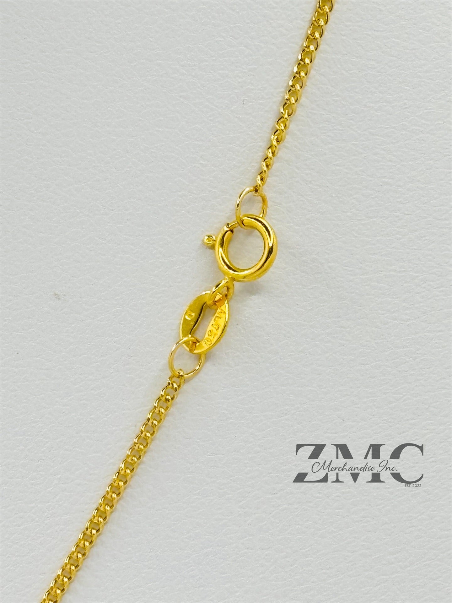 18K Gold Initial R Necklace