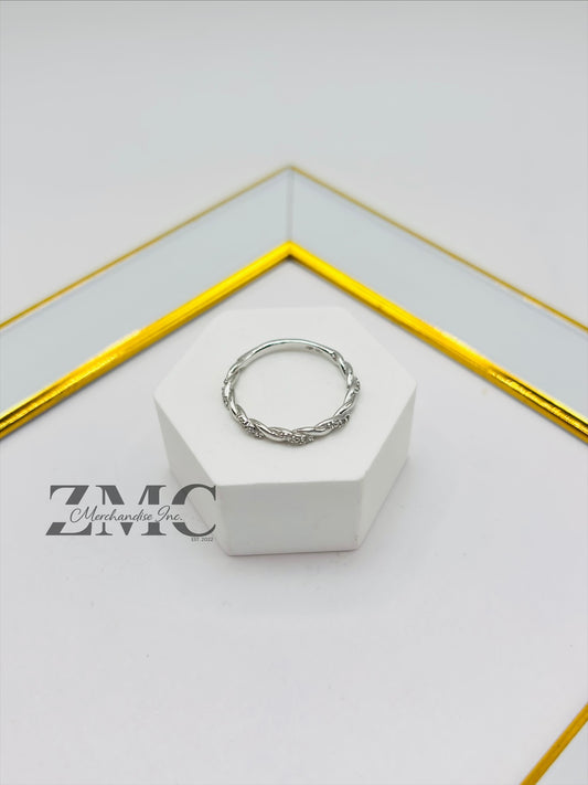 18K White Gold Ring