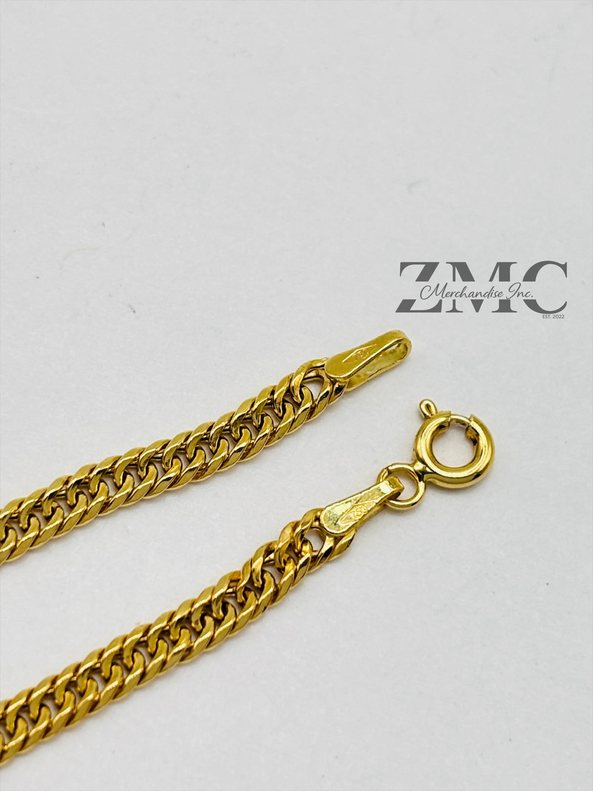 18K Gold Name Tag Braclet