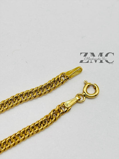 18K Gold Name Tag Braclet