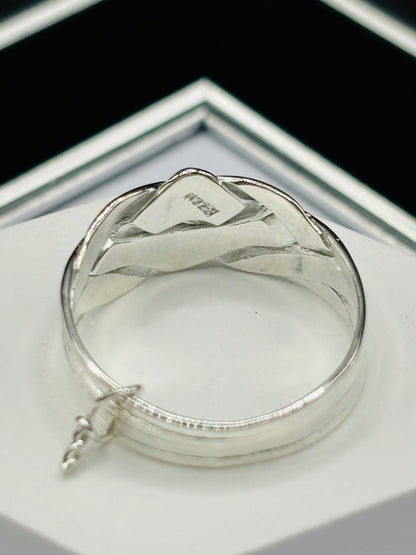 S925 Silver Puzzle 4 Rings