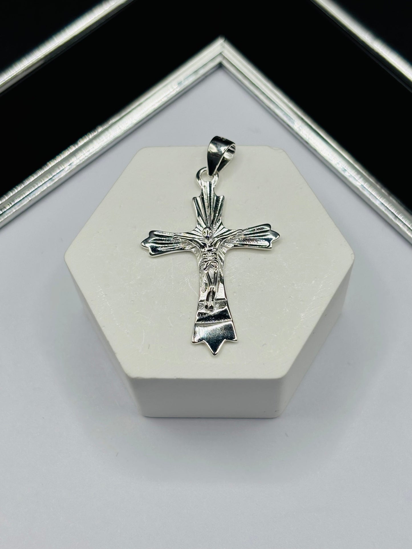 S925 Silver Cross Pendant