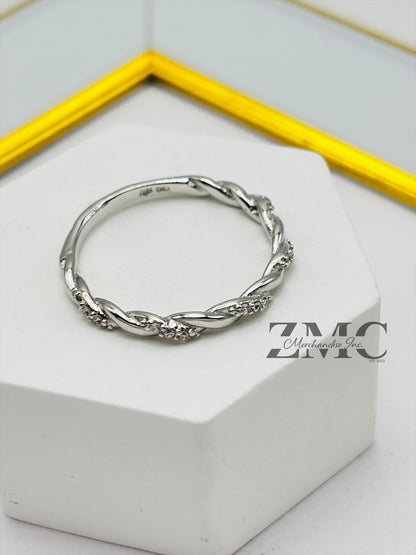 18K White Gold Ring