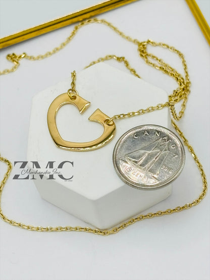 18K Gold Attached Necklace