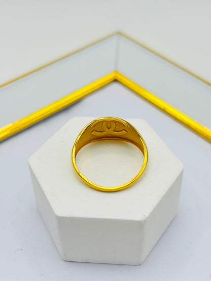 18K Gold Medium Dome Ring