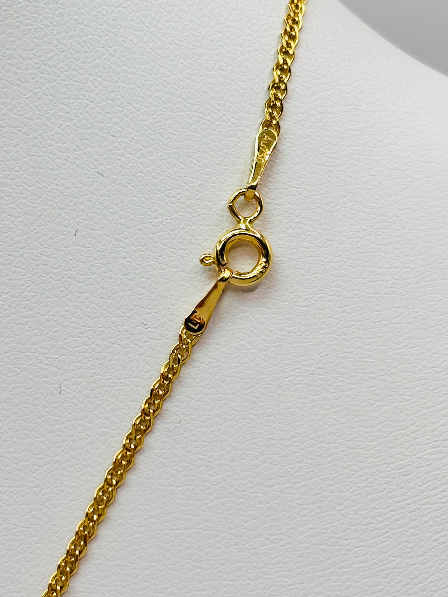 18K Gold Cross Necklace