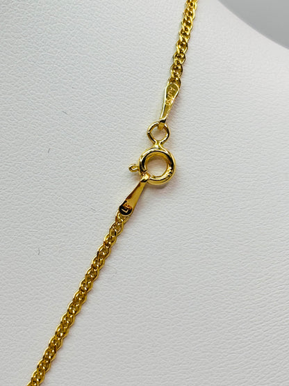 18K Gold Cross Necklace