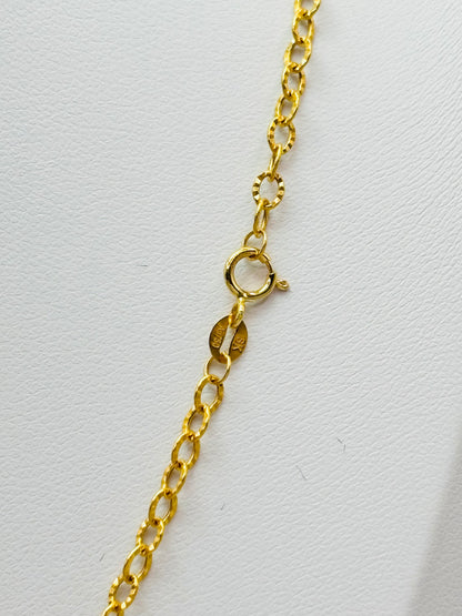 18K Gold Link Chain
