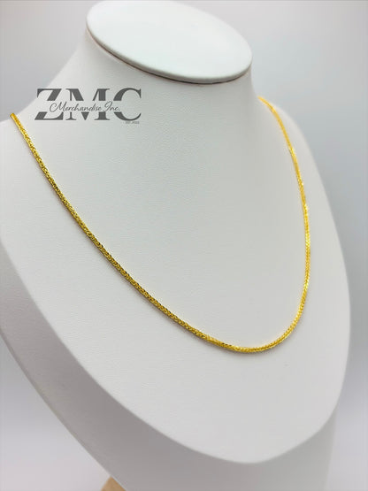 18K Gold Foxtail Chain