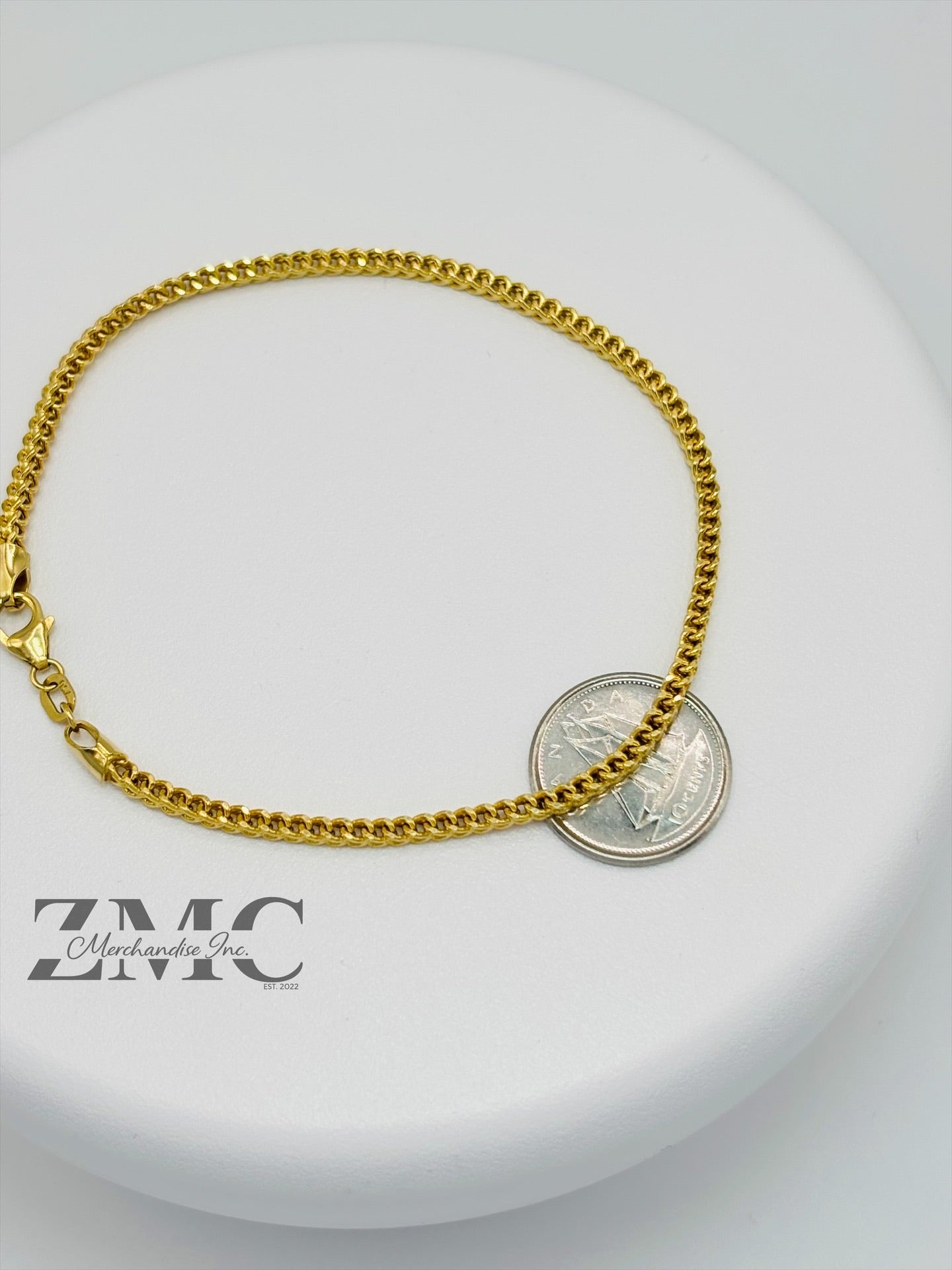 18K Gold Foxtail Bracelet