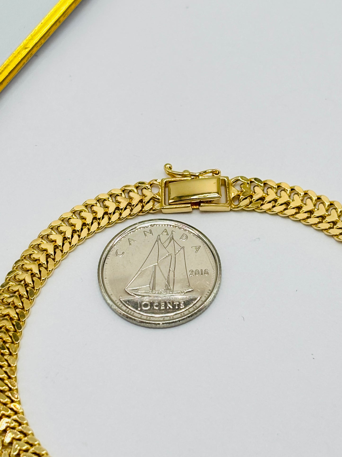 K18 Japan Gold Heartbiz Bracelet