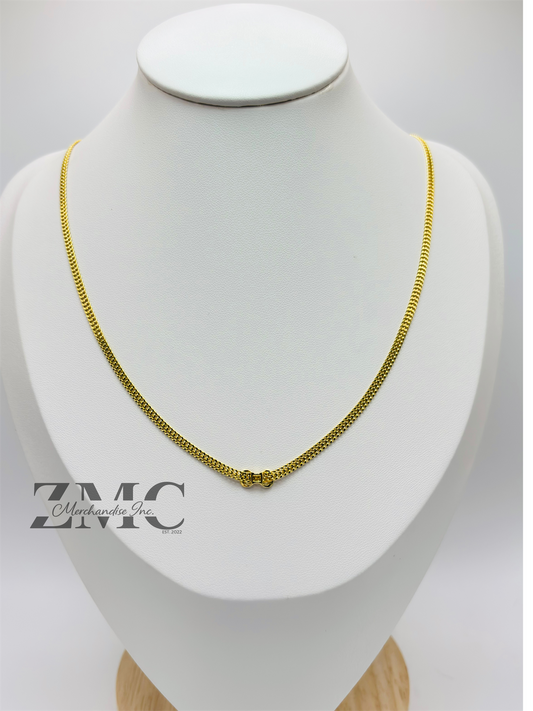 K18 Japan Gold Heartbizz with Infinite Chain/Necklace