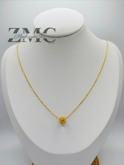 18K Gold Money Cather Necklace