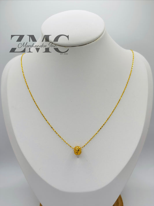 18K Gold Money Cather Necklace